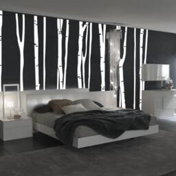 Large Wall Birch Tree Decal Forest Kids Vinyl Sticker Removable - 9 Trees 7 Foot Tall 1109 - thumbnail 2