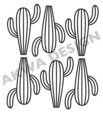 Llamas Wall Stickers Cactus & Mountains Vinyl Sticker With Colours Choices For Walls Of Children's Rooms Babies - thumbnail 2
