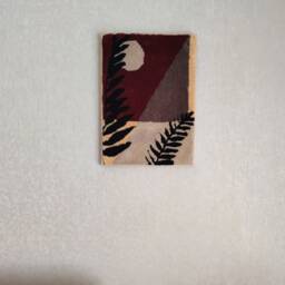 Tufted Wall Art With Wooden Frame Boho - thumbnail 3