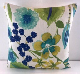 Harlequin - Nalina Zest/Lagoon Gooseberry Exotic Floral Cushion Cover Throw Pillow Handmade Designer Home Decor