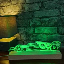 Yuki Tsunoda Led Lamp Night Light, Home Decor, Formula 1, F1 Gifts, Tsunoda, Gifts For Him, Lamp, Light - thumbnail 2