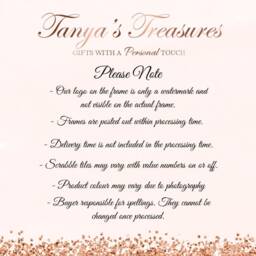 Personalized Christening Photo Frame Custom Name & Date - thumbnail 4