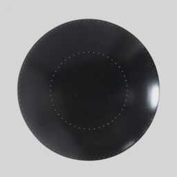 Mid Century Modern Black Brass Flush Mount Ceiling Light - Vintage Perforated Dome Semi Chandelier Fixture - thumbnail 3