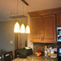 3 Pendant Lights, Modern Lighting, Hanging Pendants, Bar Kitchen Light, White Tall Shades - thumbnail 4