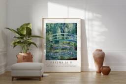 Psalm 16 You Make Known To Me The Path Poster, Camille Pissarro, Bible Verse Prints, Modern Christian Home Decor, Faith Poster - thumbnail 1