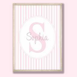 Set 3 Bunny Nursery Prints, Vintage Baby Girl Room Decor, Custom Name Wall Art - thumbnail 3