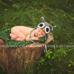 Forest Green Newborn Homespun Baby Blanket Photo Prop - thumbnail 2