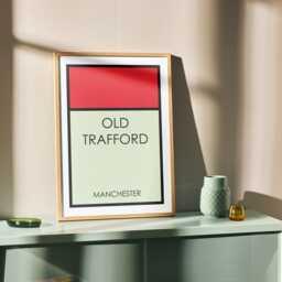 Old Trafford Art Print Manchester United Stadium, Modern Wall Decor - thumbnail 3