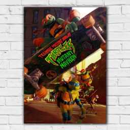 Teenage Mutant Ninja Turtles Print - Mikey Skateboard Mayhem Poster Tmnt Wall Art - thumbnail 3