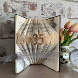 Anniversary Card, Folded Book Art, Gifts For Readers - thumbnail 4