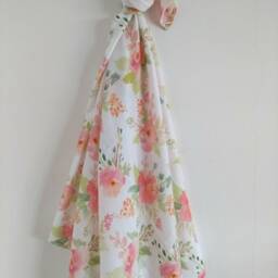 Cotton Muslin - Indy Style Muslin-Baby Muslin- Floral Swaddle -Muslin Swaddle- Muslin Wrap -Cocoon Swdaddle- Double Gauze-Baby Girl - thumbnail 3