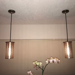 Set Of 2 Industrial Ceiling Lamps/ Modern Lighting/Contemporary Decor/ Chandelier/ Lights/ Handmade Lamp/ Home/ Lamps - thumbnail 3