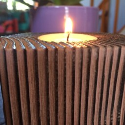 Wood Candle Holders - thumbnail 4
