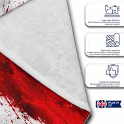 Personalised Name England Flag Bath Beach Towel Three Lions Football Supporter St Georges Cross Sports Fan Holiday Gift Present For Him Her - thumbnail 3