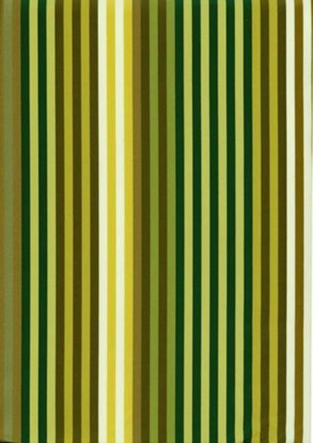 Schumacher Jazzed Absinthe Olive Green Yellow Brown Striped Satin Pillow Cover - image 1