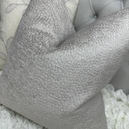 Lilac Cushion Pillow Cover For Sofa Bed Designer Fabric Voyage Duck Egg Taupe Furnishing Soft Textured - Double Sided - thumbnail 2