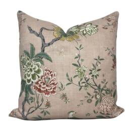 G.p & J Baker Oriental Bird Signature Blush Double Sided Cushion Cover Pillow - thumbnail 2