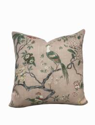 G.p & J Baker Oriental Bird Signature Blush Double Sided Cushion Cover Pillow - thumbnail 1