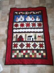 Winter Scene Wall Hanging