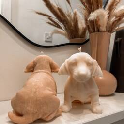 Handmade Dachshund Candle Soy Wax Sausage Dog Gift - thumbnail 3