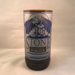 22 Oz Stone 6Th Anniversary Porter Beer Bottle Candle Coffee Scent - thumbnail 2