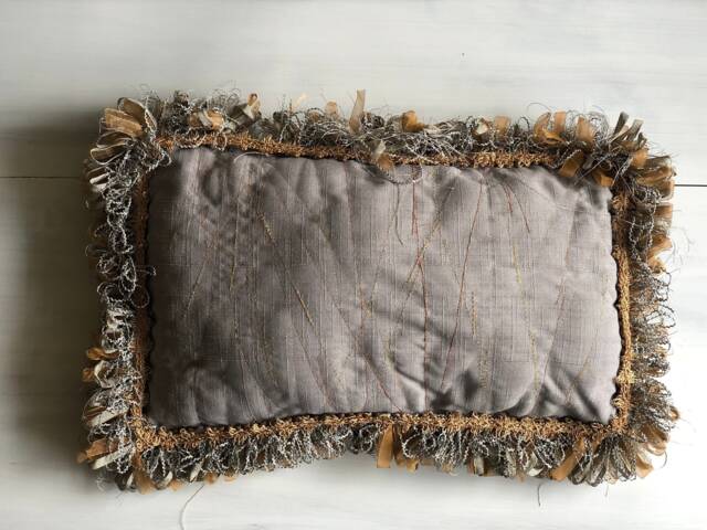 Embellished Handmade Pillows Set Of 2 - image 1