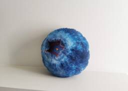 Blueberry Plush Pillow Velvet Berry Cushion, Funny Food Toy - thumbnail 1