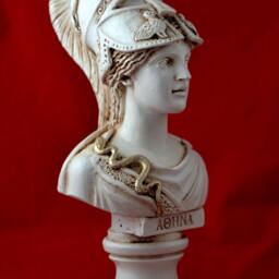 Athena Bust Greek Statue Wisdom Civilization Goddess New Aged - thumbnail 2