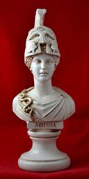 Athena Bust Greek Statue Wisdom Civilization Goddess New Aged - thumbnail 1