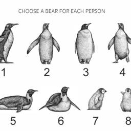 Personalised Penguin Family Print, Our Gift, Birthday Christmas - thumbnail 3