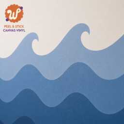 Ocean Wave Wall Decal, Beach Nursery Decor, Coastal Kids Room Mural - thumbnail 4