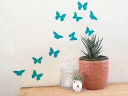 Butterfly Wall Decals - Peel & Stick Stickers Nursery Decor Kids Room Art Small Vinyl Butterflies Set Of 64 - thumbnail 1
