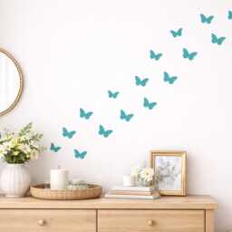 Butterfly Wall Decals - Peel & Stick Stickers Nursery Decor Kids Room Art Small Vinyl Butterflies Set Of 64 - thumbnail 2