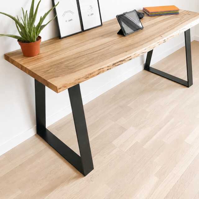 Table Legs, Table, Metal Dining Desk Desk, Furniture Steel Industrial Set Of 2, in Stock - image 1
