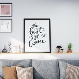 The Best Is Yet To Come Print, Home Prints Hand-Lettered Wall Art, Inspirational, Engaged Rescheduled Gift - thumbnail 3
