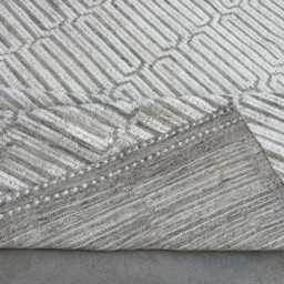 Hand-Knotted Moroccan Beni Ourain Rug, 100% Natural Wool, Modern Berber Carpet For Living Room - thumbnail 4