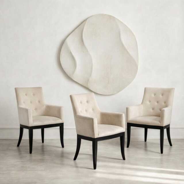 Dining Chair Crystal With Armrest - image 1