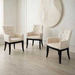 Dining Chair Crystal With Armrest - thumbnail 3