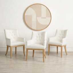 Dining Chair Crystal With Armrest - thumbnail 2