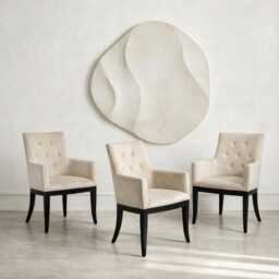 Dining Chair Crystal With Armrest - thumbnail 1