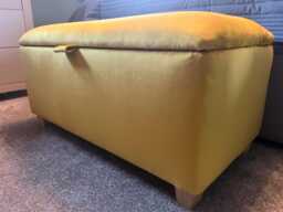 Handmade Velvet Storage Ottoman Bedroom End-Of-Bed Box - thumbnail 1