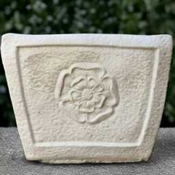 Massive Flower Pot Statue Concrete Plant Sculpture Stone Planter Ornament Planter Lover Gift Handmade - thumbnail 1
