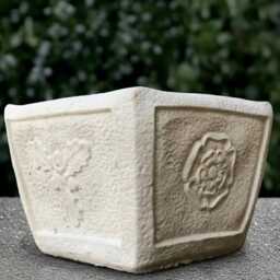 Massive Flower Pot Statue Concrete Plant Sculpture Stone Planter Ornament Planter Lover Gift Handmade - thumbnail 2