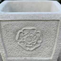 Massive Flower Pot Statue Concrete Plant Sculpture Stone Planter Ornament Planter Lover Gift Handmade - thumbnail 3