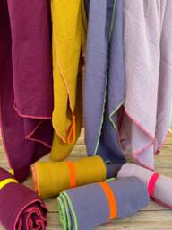 xxl Muslin Blanket - Beach Towel Travel Organic Cotton Camping - thumbnail 1