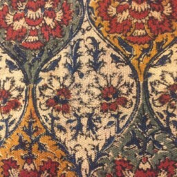 Handmade Block Print Cotton Rug Indian Floral Boho Decor - 150 X 90 cm - thumbnail 4