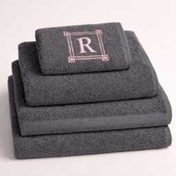 Personalised Embroidered Towel 100% Cotton Custom Hand New Home Gift Monogrammed Bath For Family Luxury Set Wedding - thumbnail 4