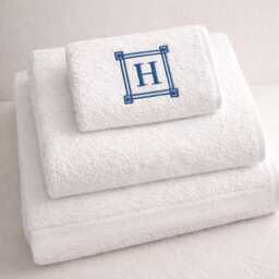 Personalised Embroidered Towel 100% Cotton Custom Hand New Home Gift Monogrammed Bath For Family Luxury Set Wedding - thumbnail 3
