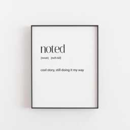 Passive Aggressive Office Print Set Of 3- Noted, Happy To Help, Kind Regards - Sarcastic Workplace Art Corporate Humour Bundle, Business - thumbnail 2