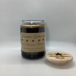 Primitive Gathering Highly Scented Candle/Apothecary Jar 26 Oz/Paraffin Wax/'farmhouse Candle/Hand Poured Candle/Country-Primitive Candle - thumbnail 2